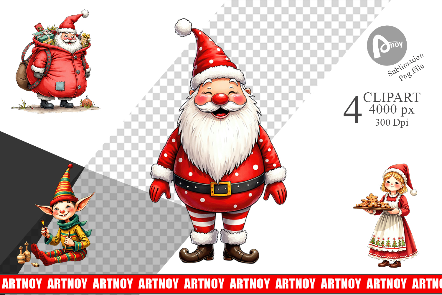 Santa Workshop Clipart product image 1