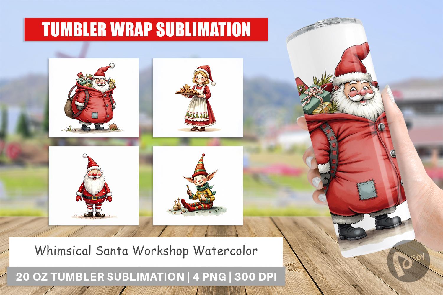 Santa Workshop Tumbler product image 1