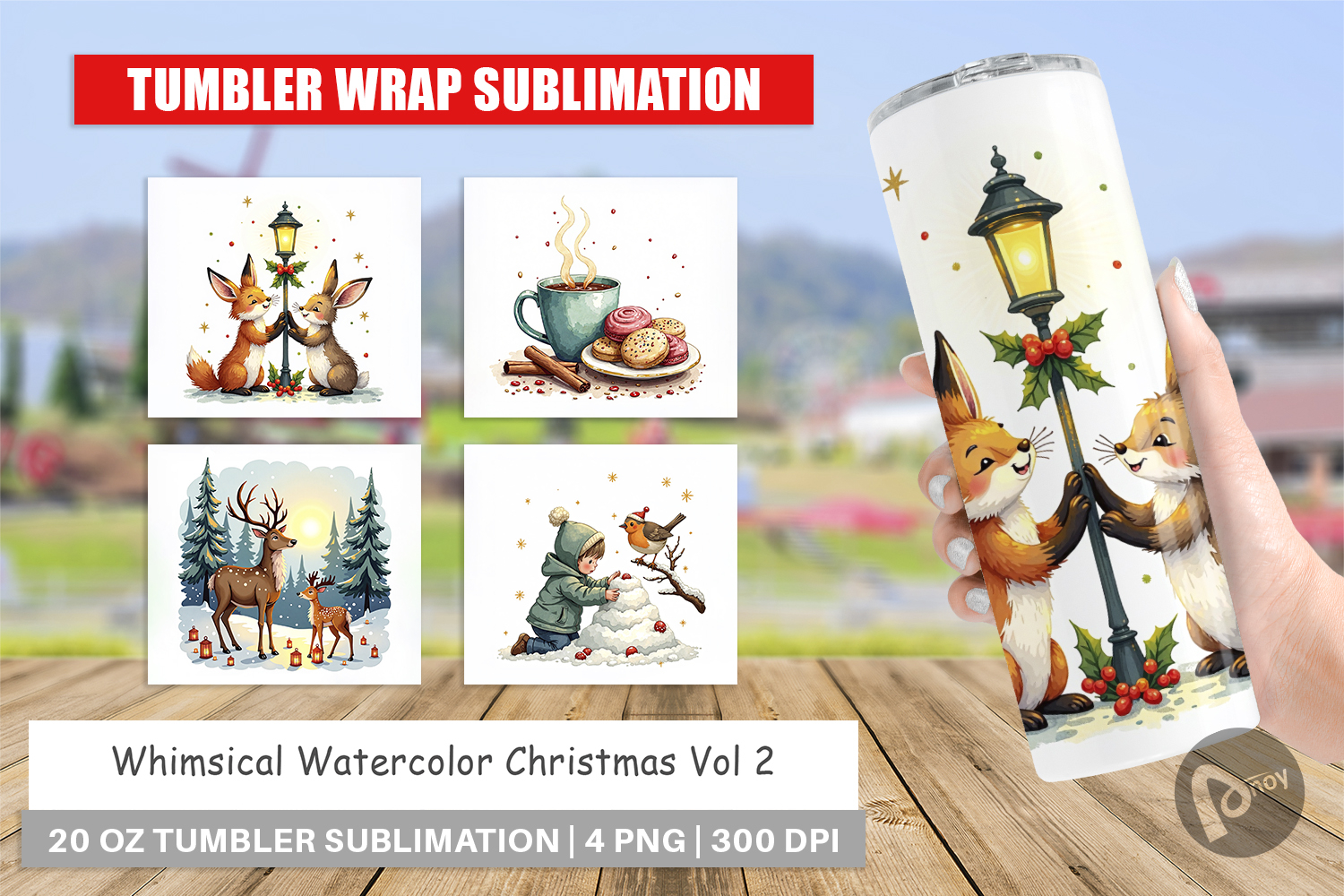 Whimsical Christmas Tumbler product image 1