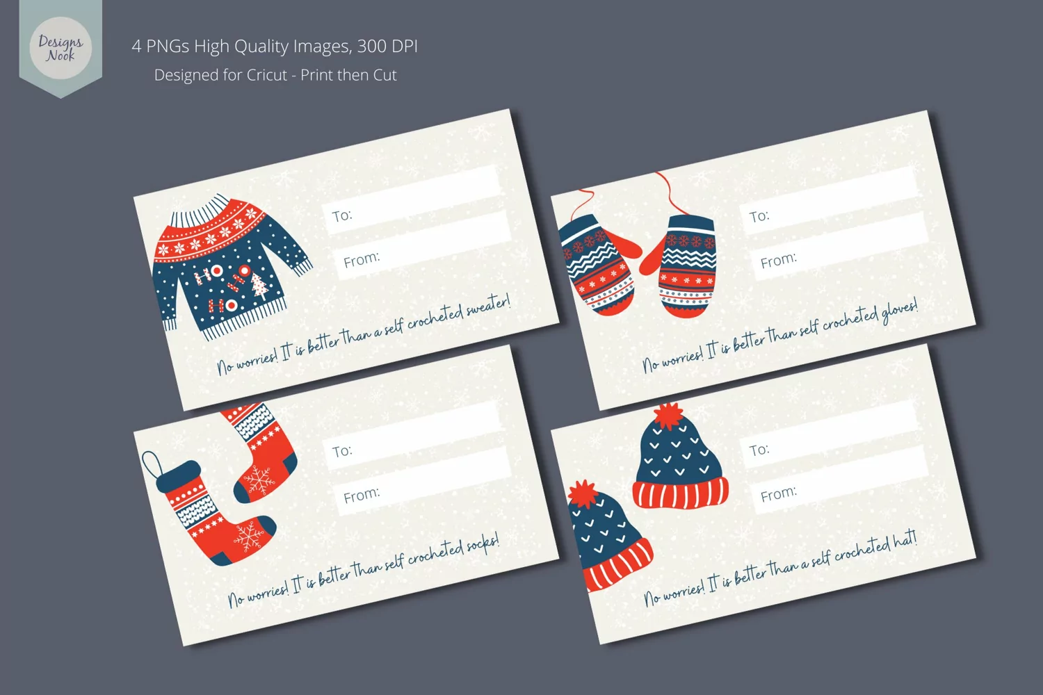 Winter Themed Printable Gift Tags product image 1