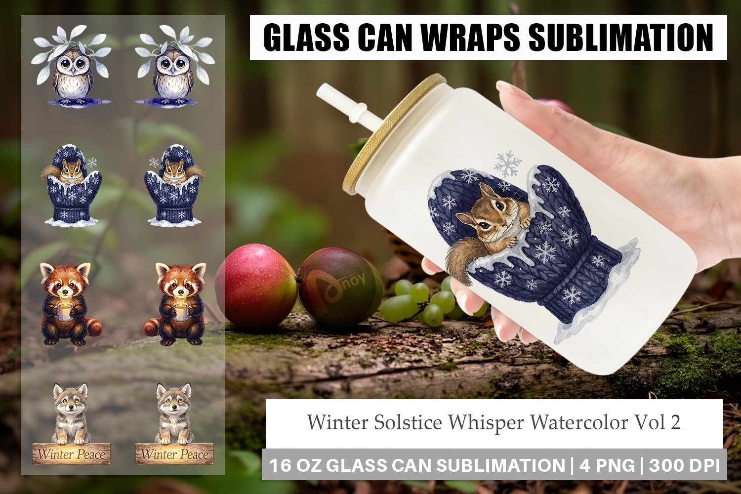 Winter Solstice Whisper Glass Can product image 1