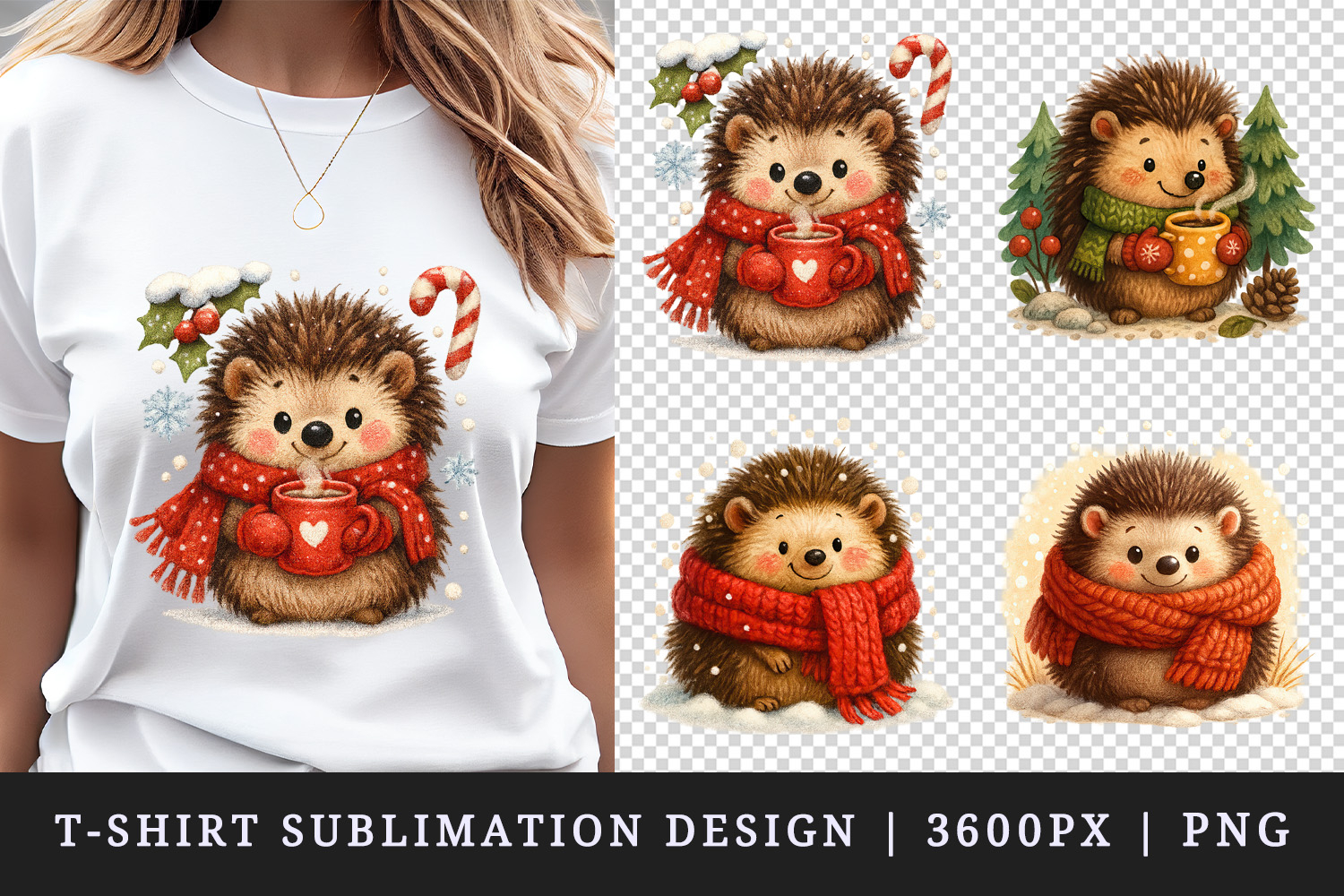 Winter t-shirt printable sublimation design png product image 1