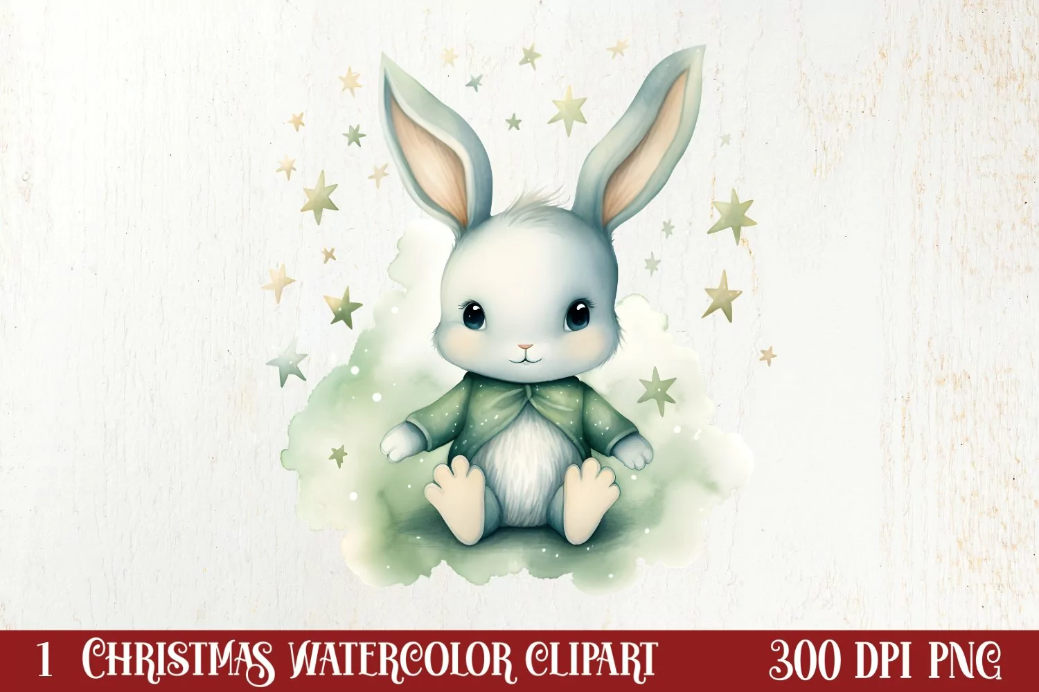 Winter Wonderland Postage Stamp Clipart , Christmas PNG product image 1