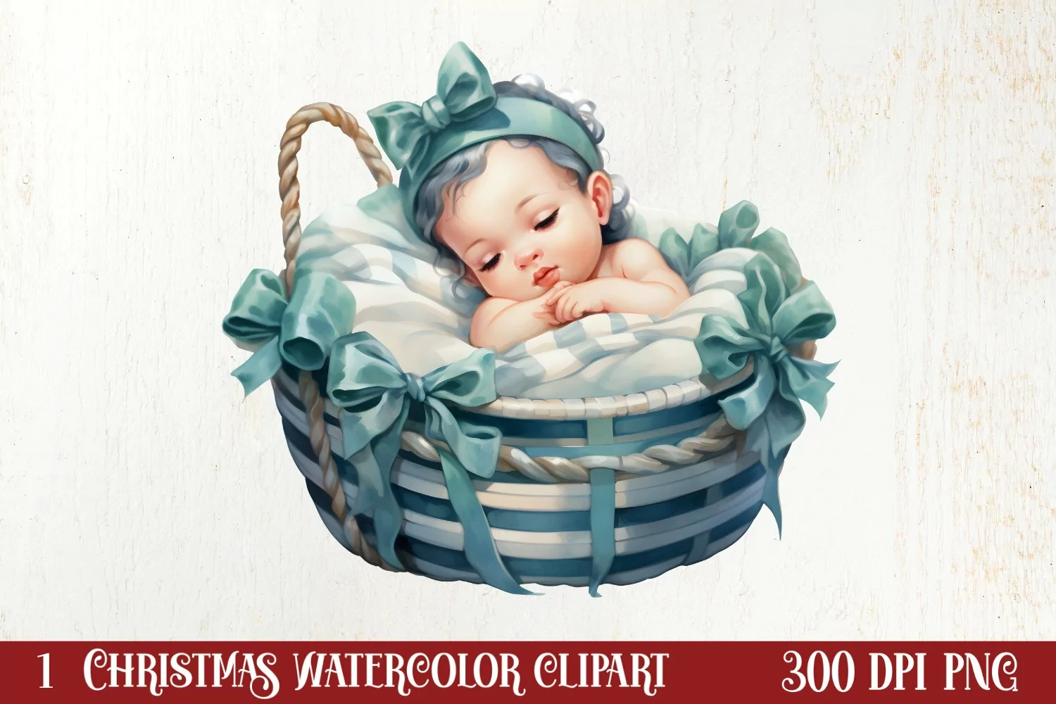 Winter Wonderland Postage Stamp Clipart , Christmas PNG product image 1