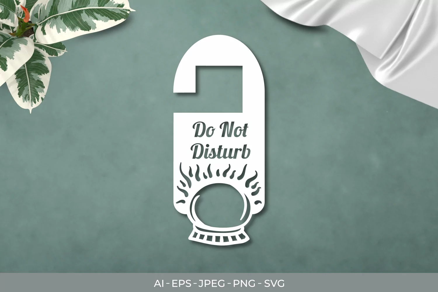 Magical Door Tag - Do Not Disturb SVG File product image 1