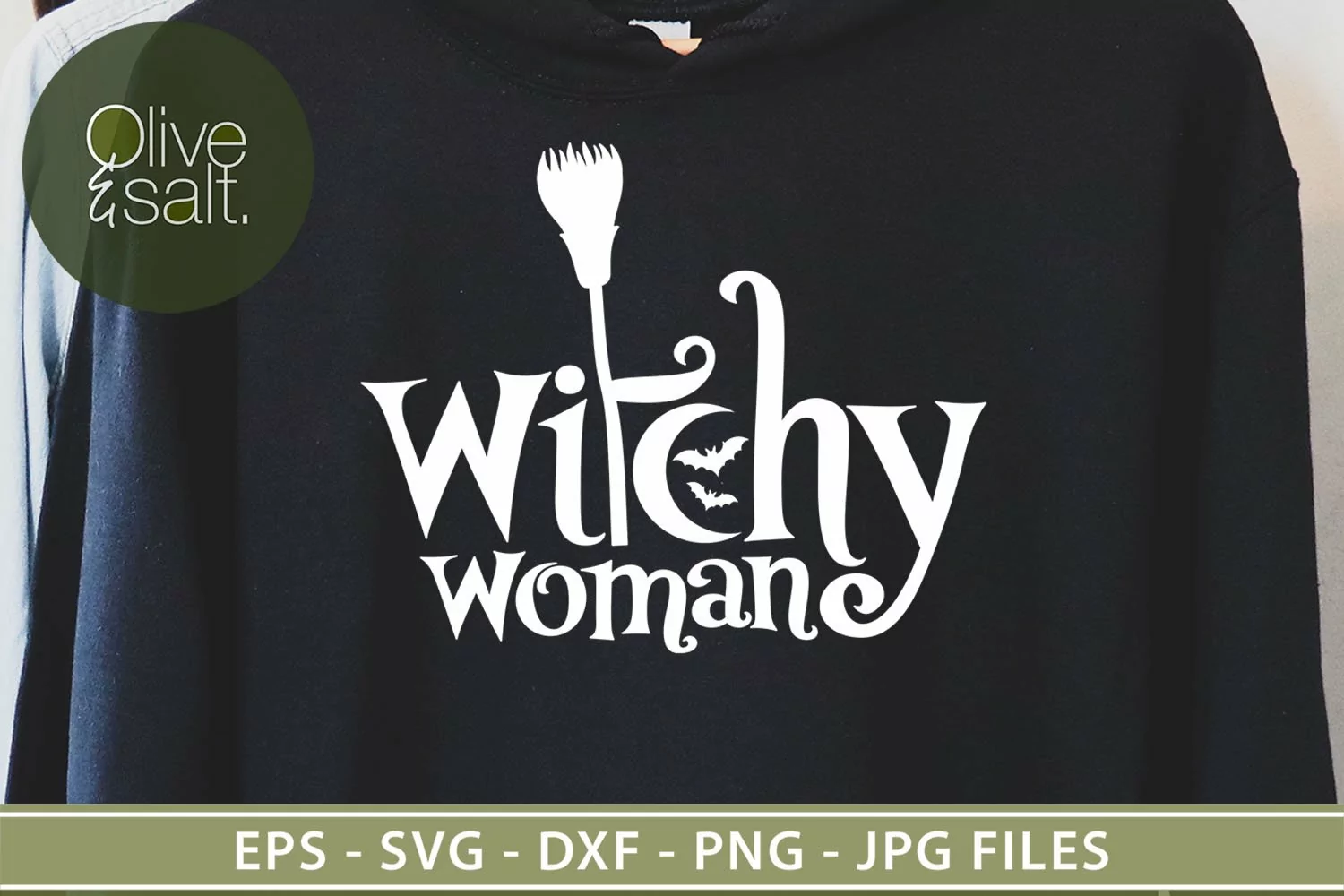 witchy woman svg, halloween witch svg png file product image 1