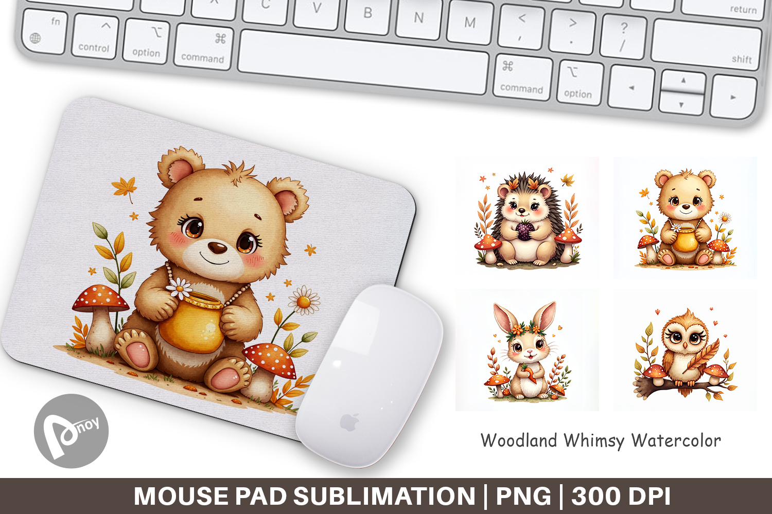 Woodland Whimsy Mouse Pad product image 1