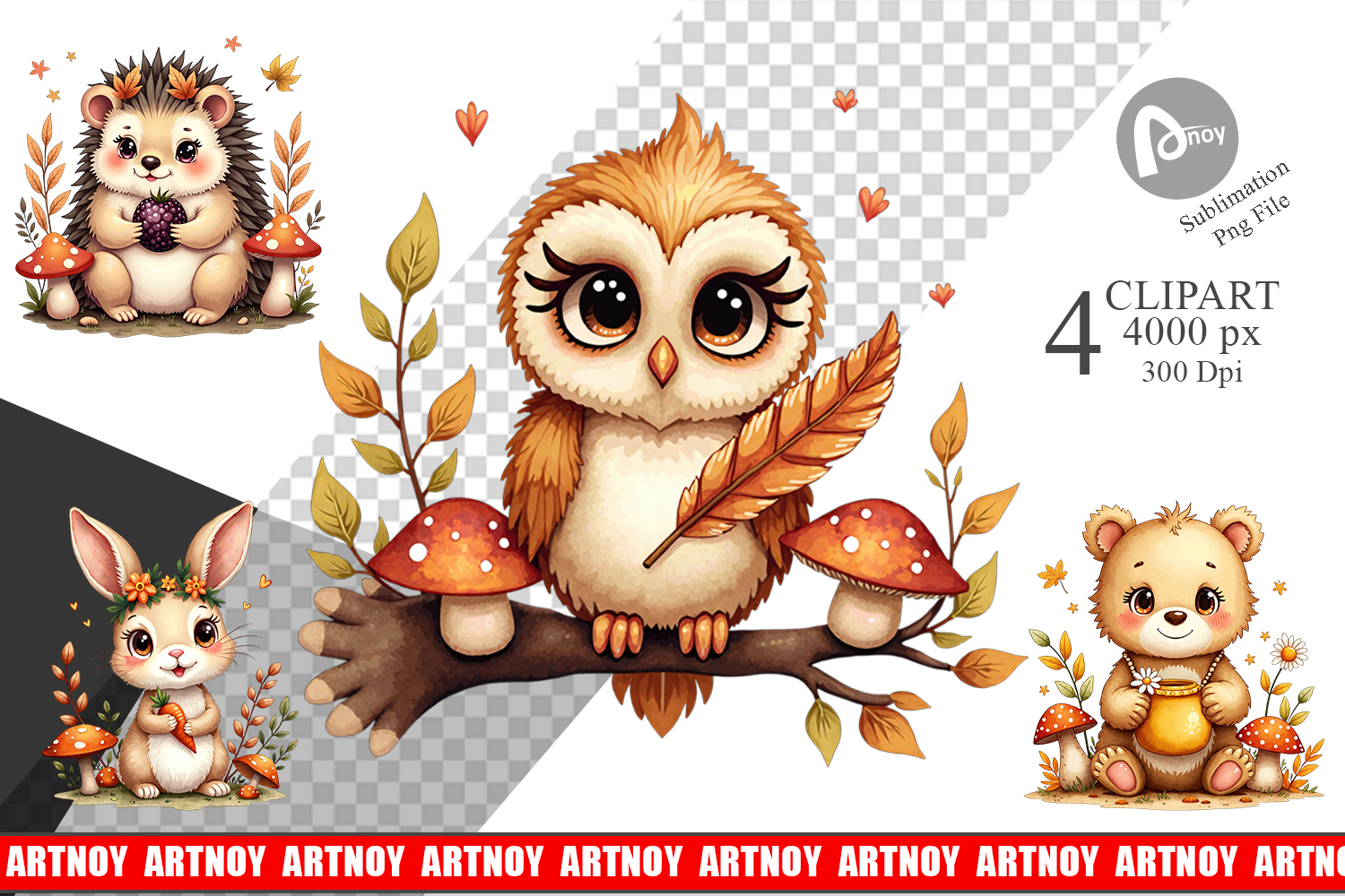 Woodland Whimsy Clipart product image 1