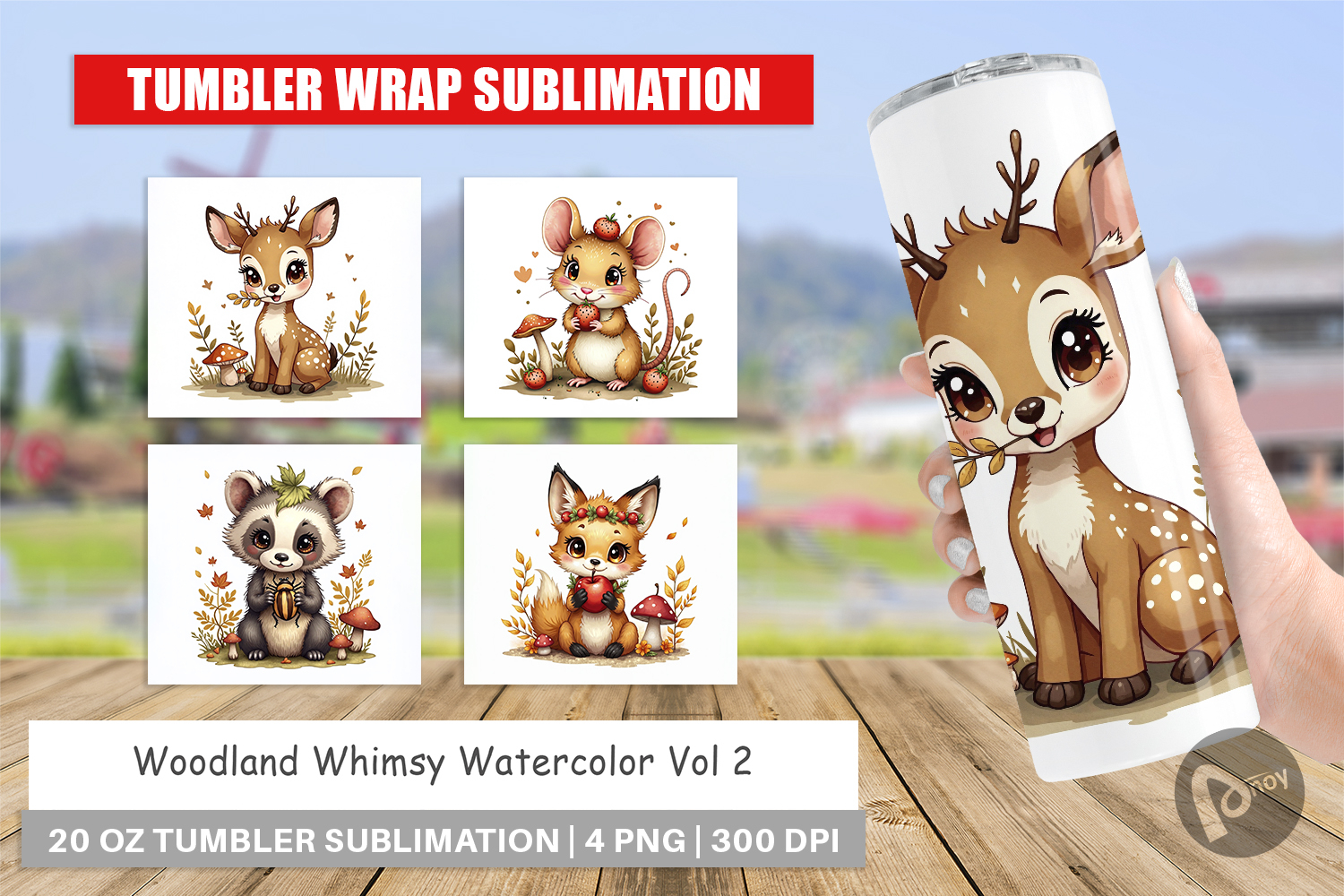 Woodland Whimsy Tumbler product image 1
