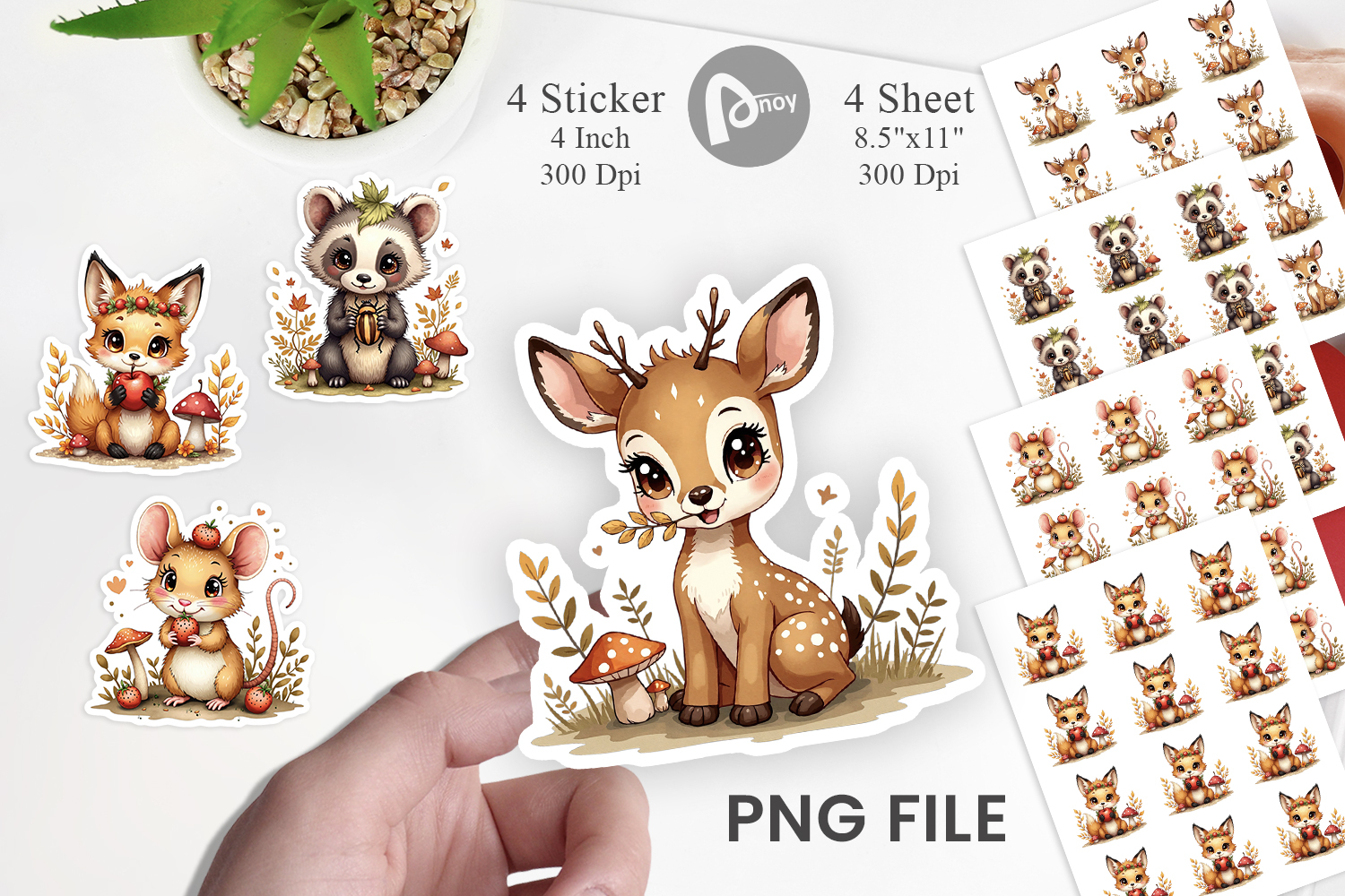 Woodland Whimsy Sticker product image 1