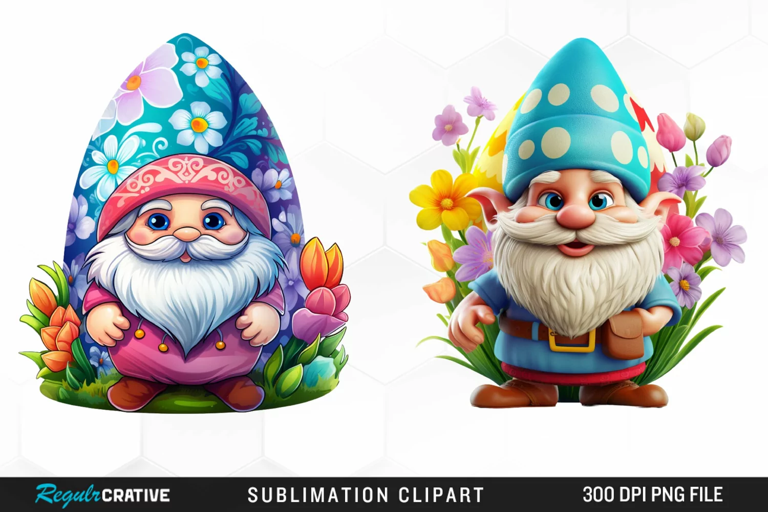 Watercolor Easter Egg Graphics Clipart product image 1