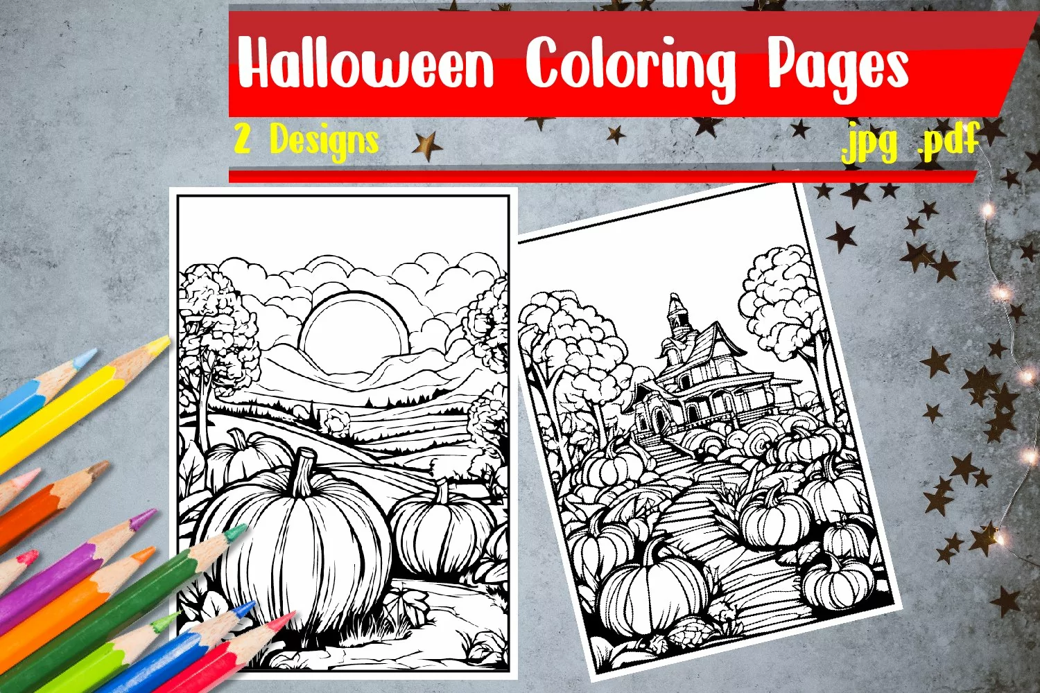 Halloween Coloring Pages | Pumkin Coloring Pages product image 1