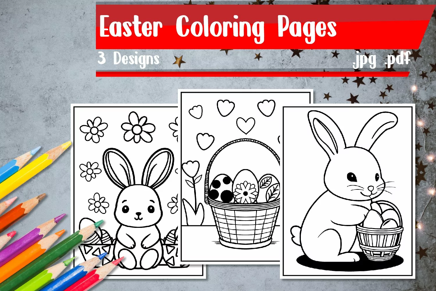 Easter Coloring Pages product image 1