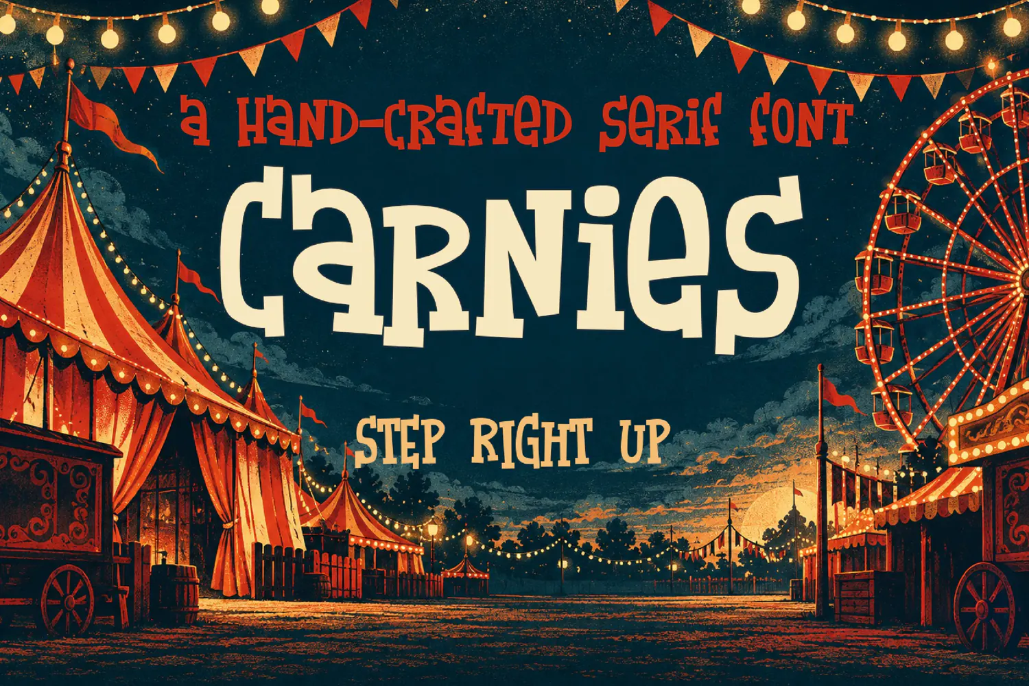 Carnies Playful Circus Display Font product image 1