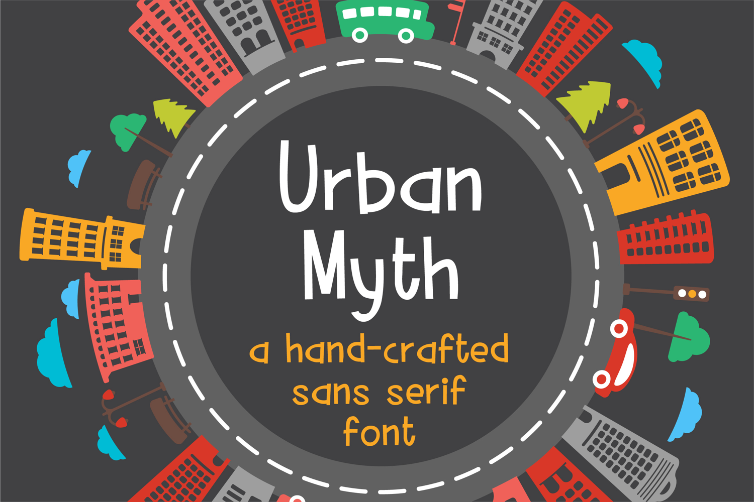 Urban Myth Hand-Drawn Sans Serif Font product image 1