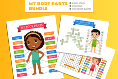 My Body Parts BUNDLE Kids Flashcards Game Product Image 1