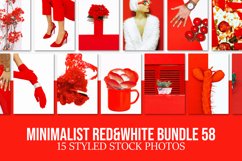 Minimalist red&amp;white bundle 58 Product Image 1
