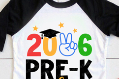 Pre-k Grade 2026 SVG, Graduation SVG, Pre-k Graduate T-shirt Product Image 2