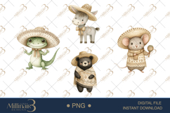 Watercolor Cute Cinco de Mayo Clipart Product Image 1