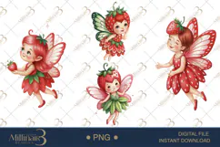 Watercolor Fairy Garden Clipart | Whimsical Watercolor Fairy Product Image 1