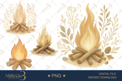 Camping Bundle Clipart PNG Product Image 1