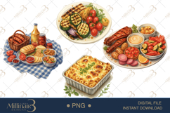 Summer BBQ Grill Party Clipart Product Image 1
