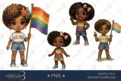 Pride Parade Party PNG | Pride Month Gay Lesbian Pride Flag Product Image 1