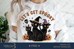 Let’s Get Spooky PNG | Halloween Sublimation Design Product Image 1