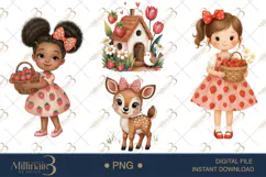 Spring Cottage Garden Cozy Watercolor Element Clipart Product Image 1