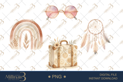 Summer Beach Watercolor Clipart Product Image 1