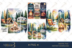 Brushstroke Camping Sublimation PNG Product Image 1