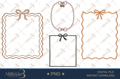 Whimsical Coquette Frames Clipart PNG Product Image 1