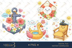 Cruise Adventure Summer Clipart PNG Product Image 1