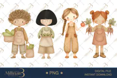 Farmers Market Clipart| Fruit & Veggie Art Product Image 1