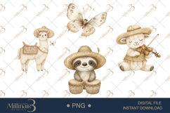Watercolor Cute Cinco de Mayo Clipart Product Image 1