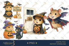 Halloween Capybara Clipart| Cute Autumn Animal Graphics Product Image 1