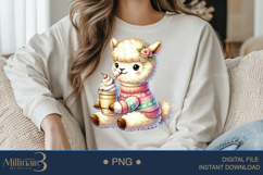 Coffee Lovers Animals PNG | Cute Animal PNG with Coffee Product Image 3