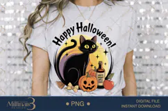 Vintage Halloween PNG | Funky Retro Clipart Design | Hallowe Product Image 2