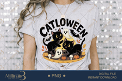 Catloween PNG | Funny Halloween Cat Clipart Product Image 2