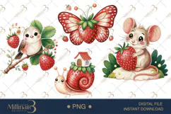 Watercolor Fairy Garden Clipart | Whimsical Watercolor Fairy Product Image 1