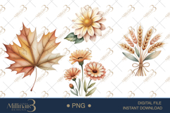 Cute Pumpkin Spice Clipart Product Image 1