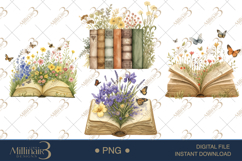 Wildflower Book Clipart Product Image 1