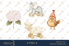 Watercolor Petit Playroom Clipart Product Image 1