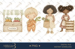 Farmers Market Clipart| Fruit &amp; Veggie Art Product Image 1