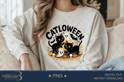 Catloween PNG | Funny Halloween Cat Clipart Product Image 3