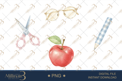 Cute Kids and Animals Blac To School Clipart Product Image 1