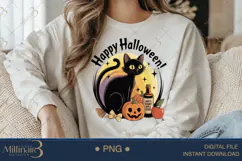 Vintage Halloween PNG | Funky Retro Clipart Design | Hallowe Product Image 3