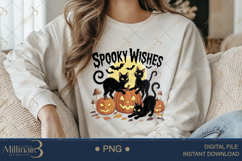 Spooky Black Cat Pumpkin PNG|Halloween Black Cat in Pumpkin Product Image 3