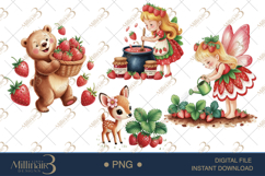 Watercolor Fairy Garden Clipart | Whimsical Watercolor Fairy Product Image 1