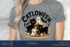 Catloween PNG | Funny Halloween Cat Clipart Product Image 4
